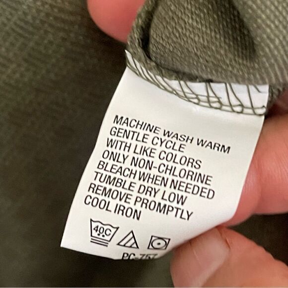 Van-Heusen Studio Polo Shirt Mens Size L Green - Picture 2 of 4